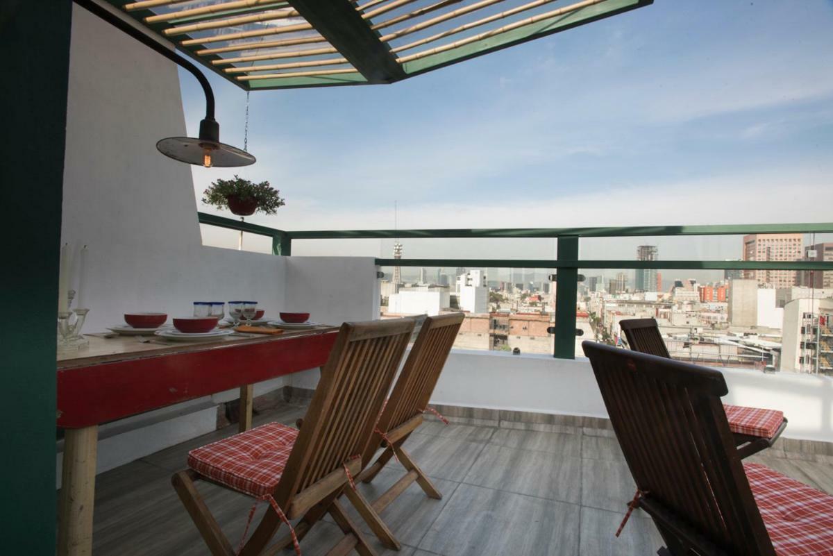 Duplex/Terraza Privada En Corazon Centro Historico Lejlighed Mexico By Eksteriør billede